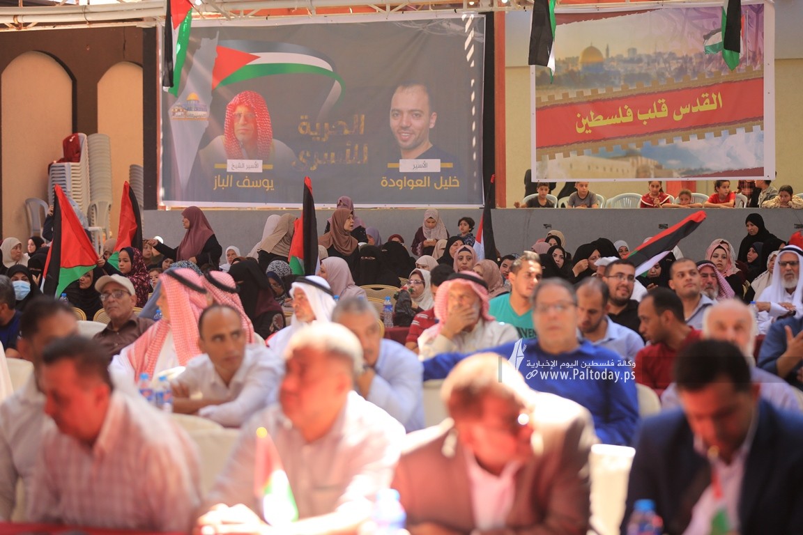  فصائل العمل الوطني والإسلامي  بغزة تنظم مؤتمر وطني ا في الذكرى (64) لإحراق المسجد الأقصى المبارك.JPG