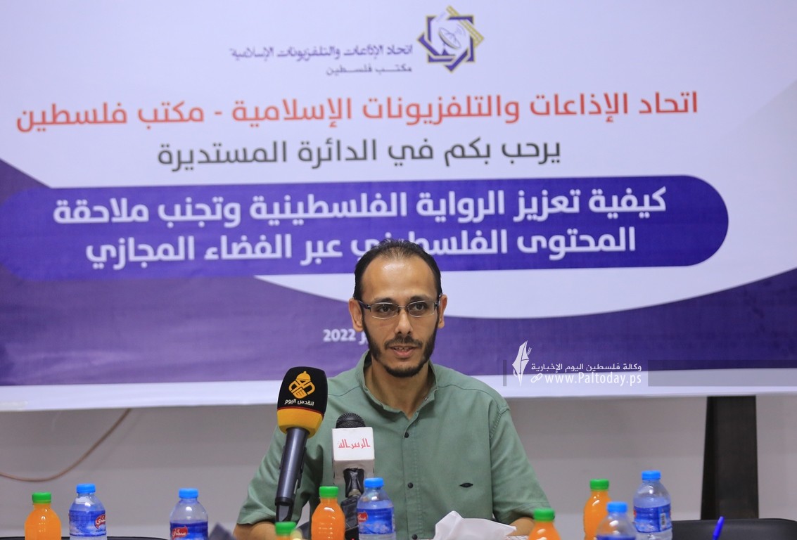  اتحاد الاذاعات ينظم حلقة نقاش بعنوان كيفية تعزيز الرواية الفلسطينية وتجنب ملاحقة المحتوى الفلسطيني (11).JPG