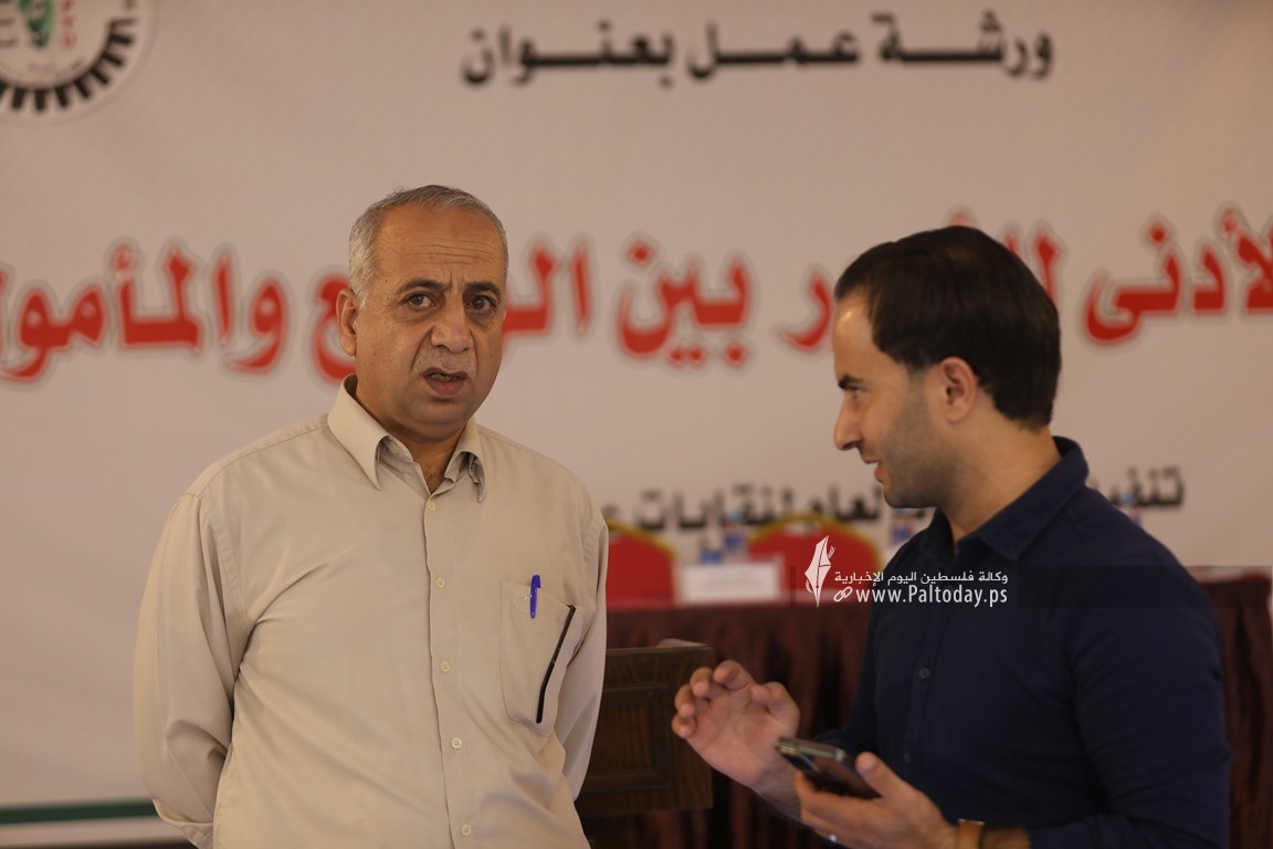 سامي العمصي رئيس الاتحاد العام لنقابات عمال فلسطين في قطاع غزة (1).JPG