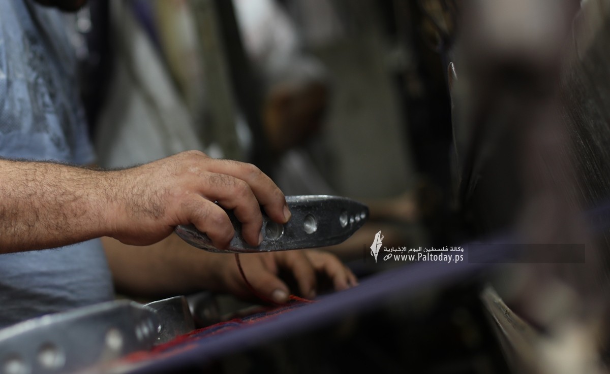 صناعة السجاد اليدوي في غزة حرفة تراثية صامدة في وجه الزمن (14).JPG