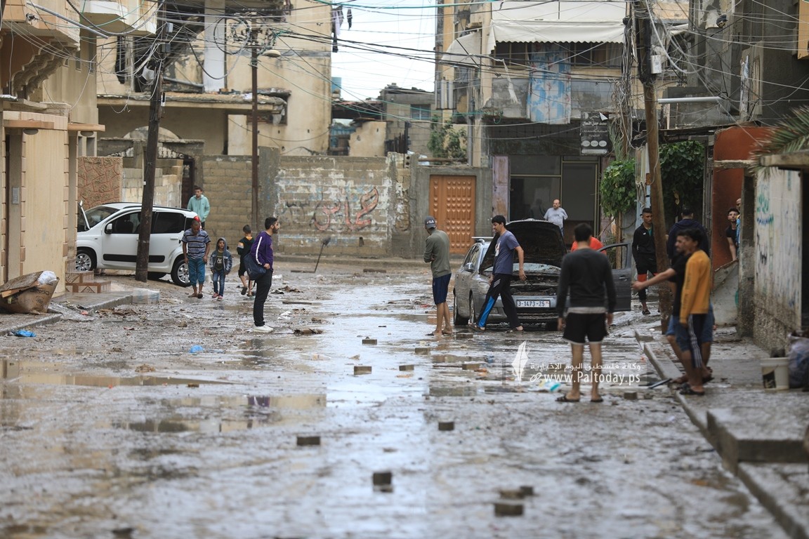 شوارع غزة منخفض جوى (5).JPG