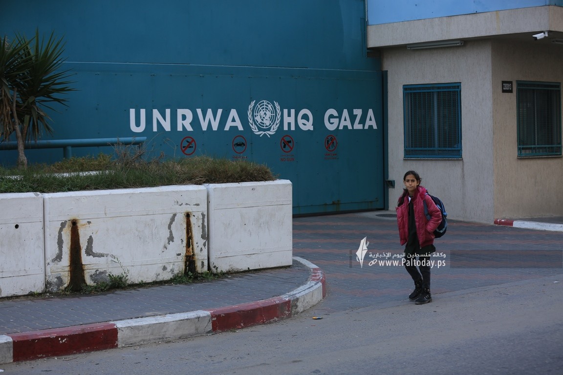   اضراب الأونروا في غزة احتجاجا على عدم تلبية مطالب الموظفين (15).JPG