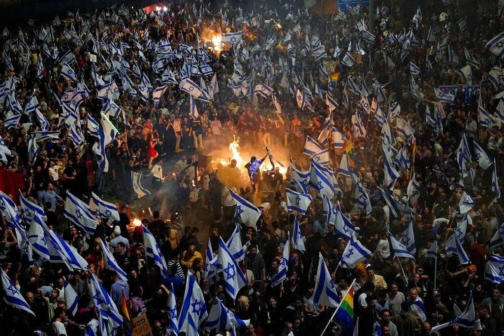 تظاهرات اسرائيل