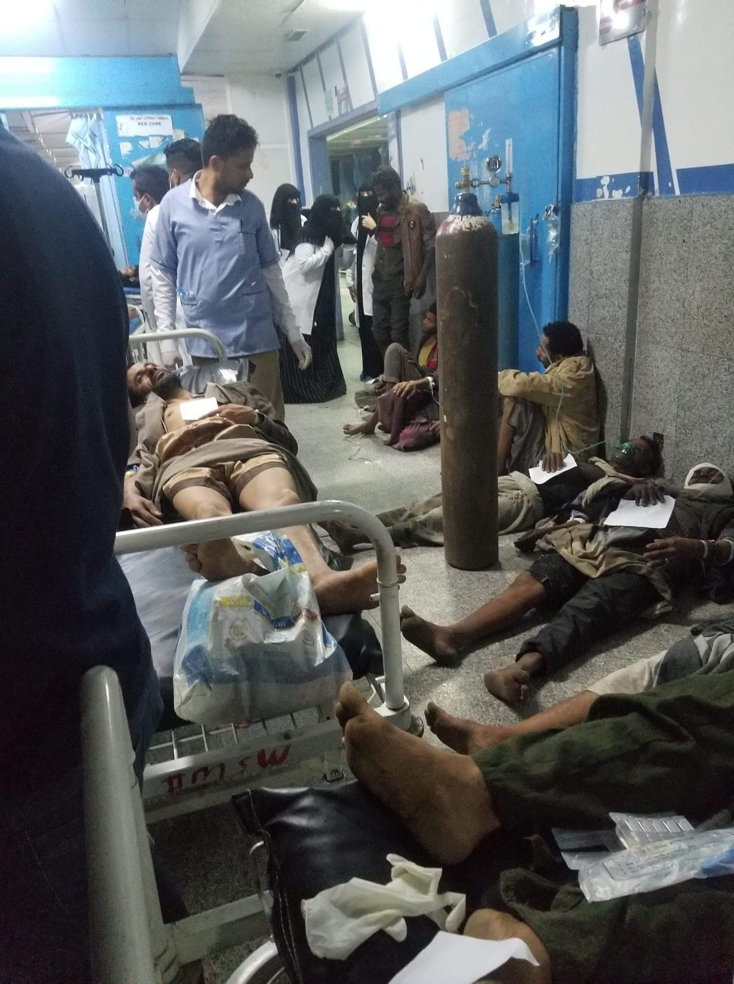 وفيات واصابات خلال توزيع مساعدات مالية في صنعاء باليمن اليوم الخميس 20-4-2023