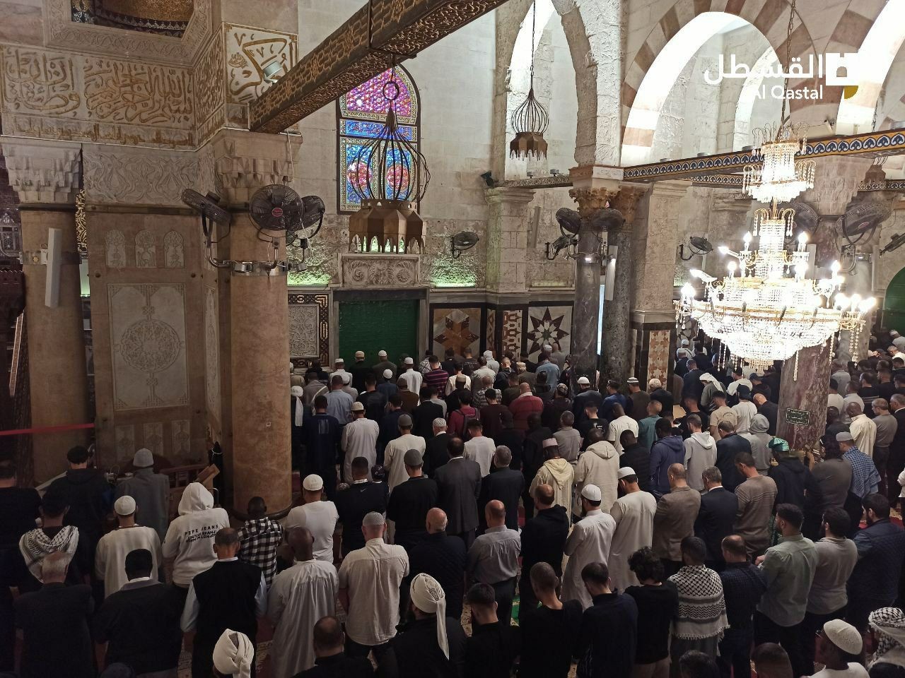 ? صور  جانب من صلاة الجمعة في المصلى القبلي بالمسجد الأقصى (3).jpeg