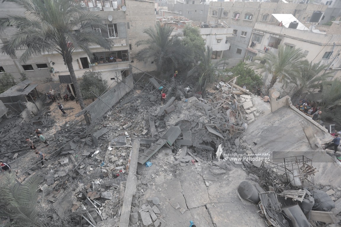 أثار الدمار شمال قطاع غزة جراء القصف الأسرائيلي في اليوم الثالث للعدوان (10).JPG