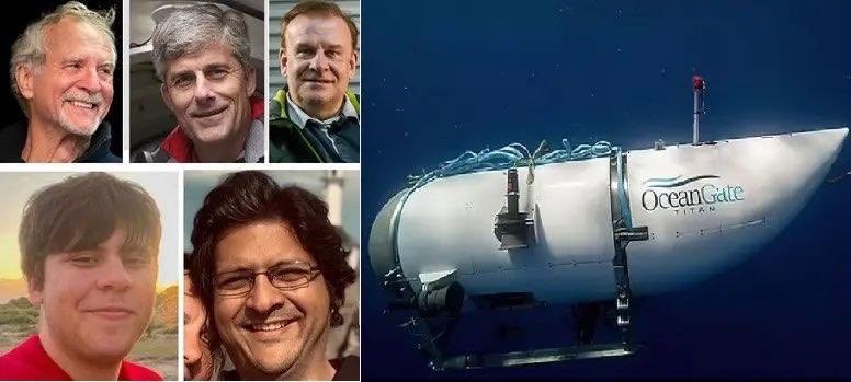 اسماء المفقودين في غواصة تيتانيك
