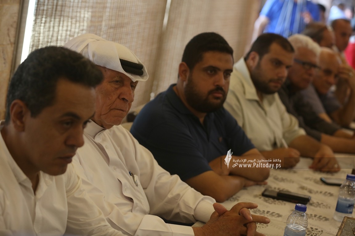 الفصائل الفلسطينية المقاطعة لاجتماع الأمناء العامين تعقد مؤتمراً صحفياً في غزة (18).JPG