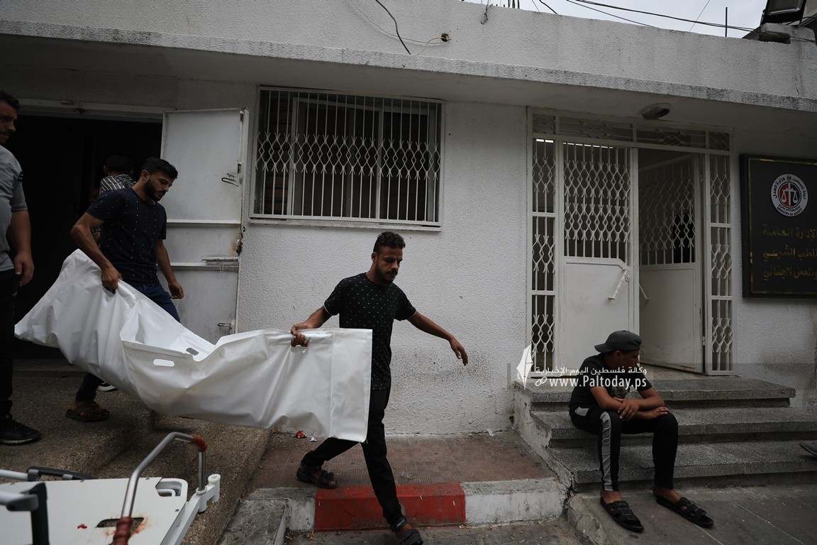  شهداء العدوان الصهيونى على قطاع غزة من مجمع الشفاء الطبي (9).JPG