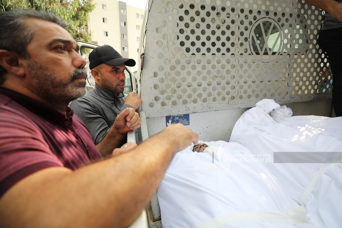  شهداء العدوان الصهيونى على قطاع غزة من مجمع الشفاء الطبي (17).JPG