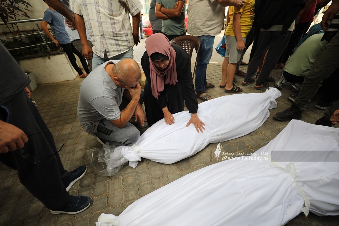  شهداء العدوان الصهيونى على قطاع غزة من مجمع الشفاء الطبي (15).JPG