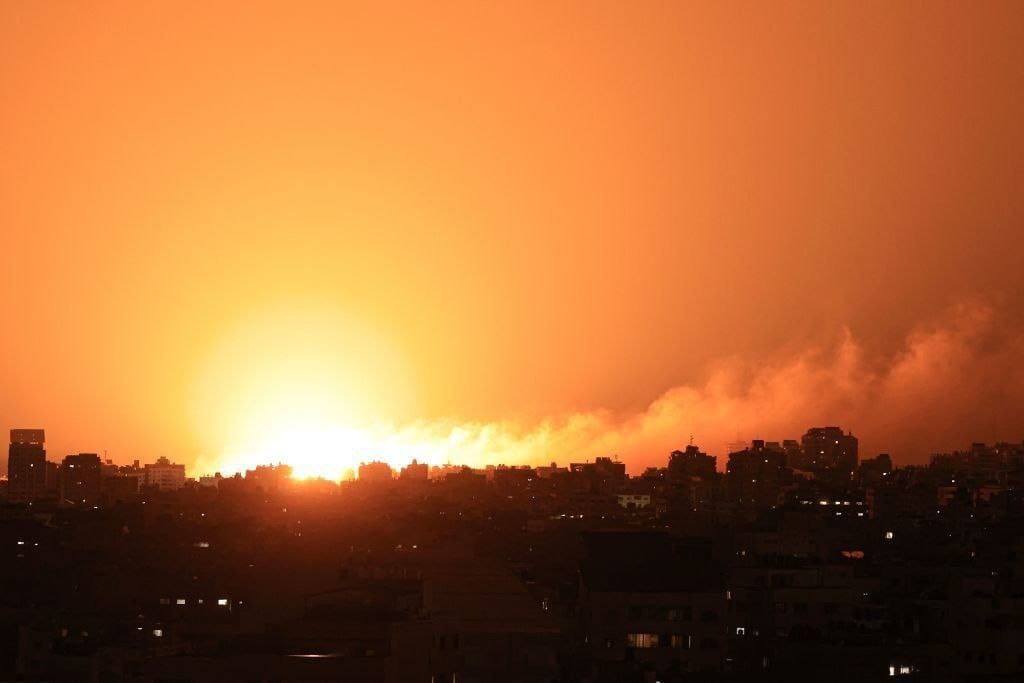 استهداف حي الكرامة شمال غزة