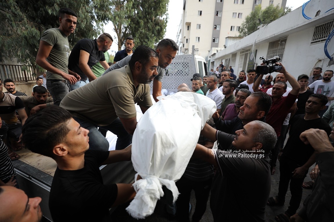  شهداء العدوان الصهيونى على قطاع غزة من مجمع الشفاء الطبي (20).JPG