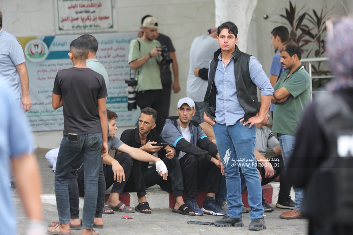  شهداء العدوان الصهيونى على قطاع غزة من مجمع الشفاء الطبي (23).JPG