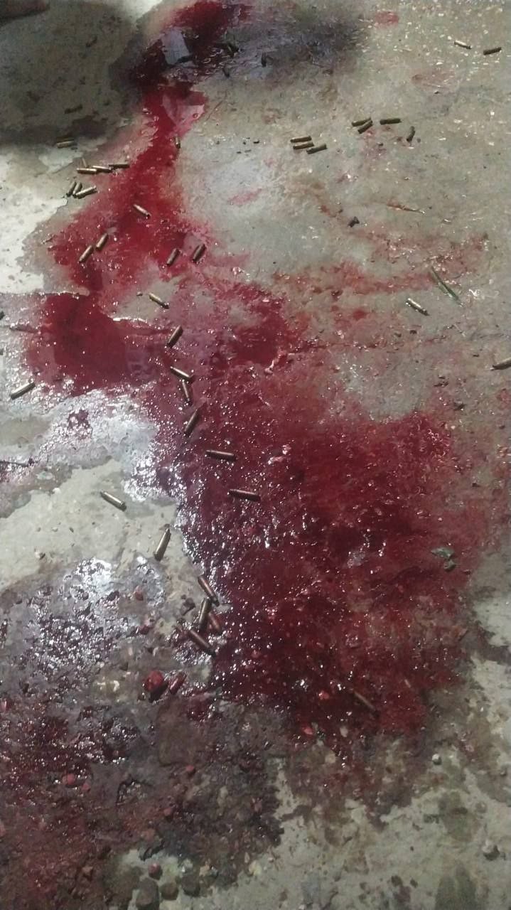 جانب من مكان الاشباكات في طولكرم
