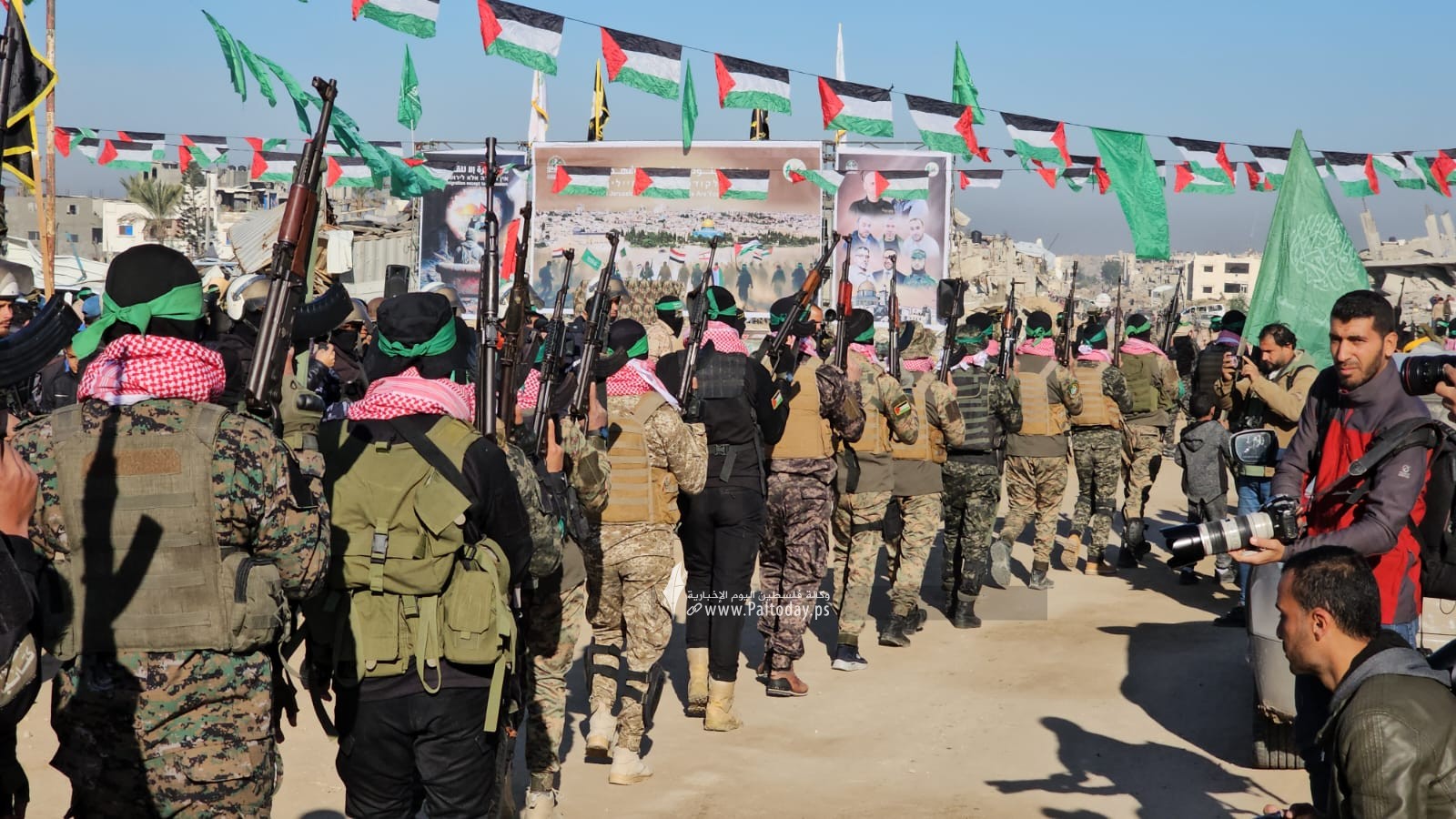من موقع الإفراج المرتقب عن 3 أسرى إسرائيليين في خانيونس (5).jpeg