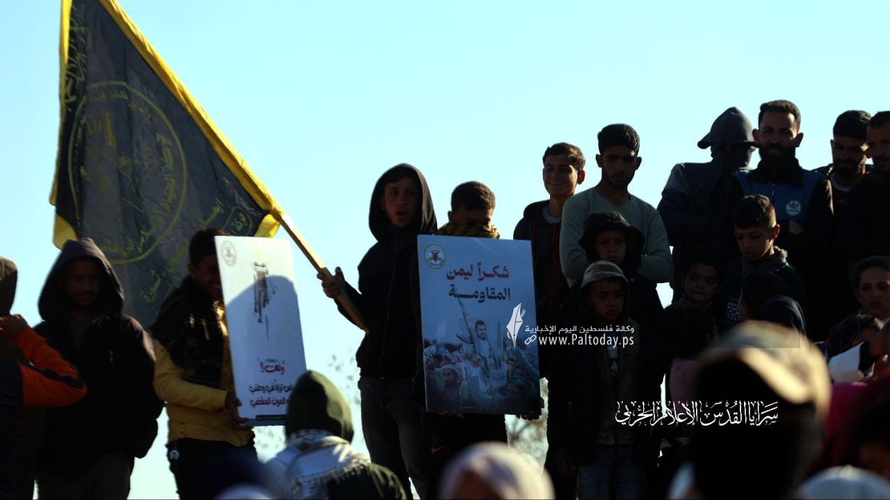 سرايا القدس تنشر صوراً من تسليم الدفعة السادسة من أسرى العدو (8).jpeg