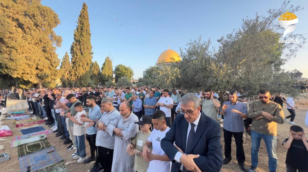 صلة عيد الاضحى بالمسجد الاقصى (2)