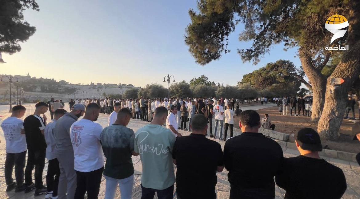 صلة عيد الاضحى بالمسجد الاقصى (1)