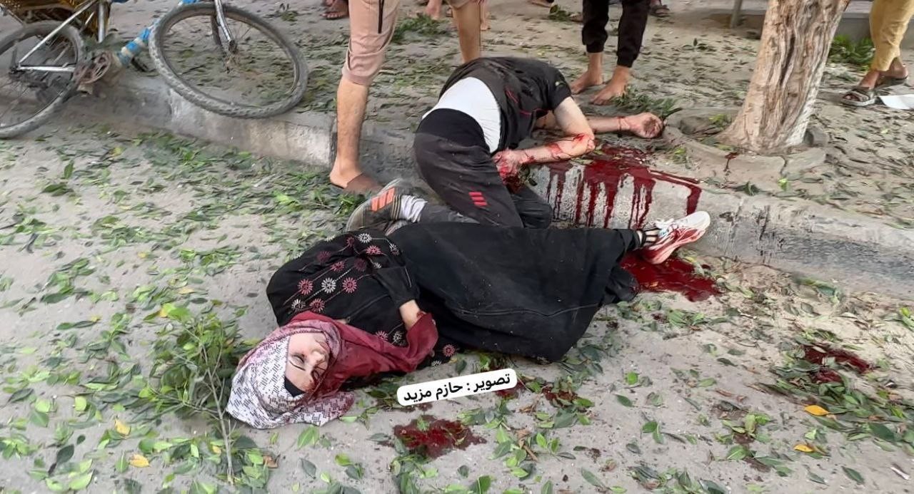 استهداف نقطة طبية في دير البلح