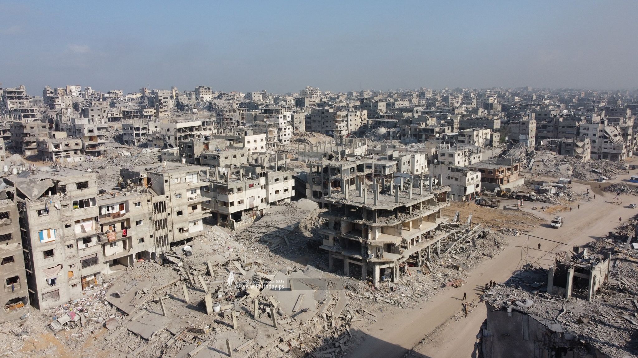 صور جوية تظهر الدمار في مدينة غزة (9)