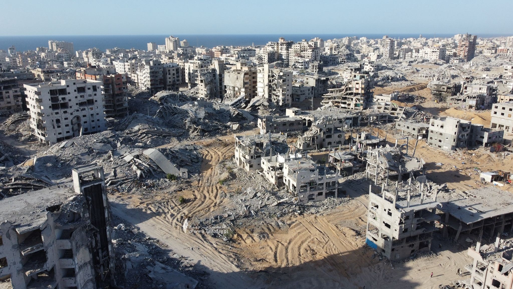 صور جوية تظهر الدمار في مدينة غزة (17)