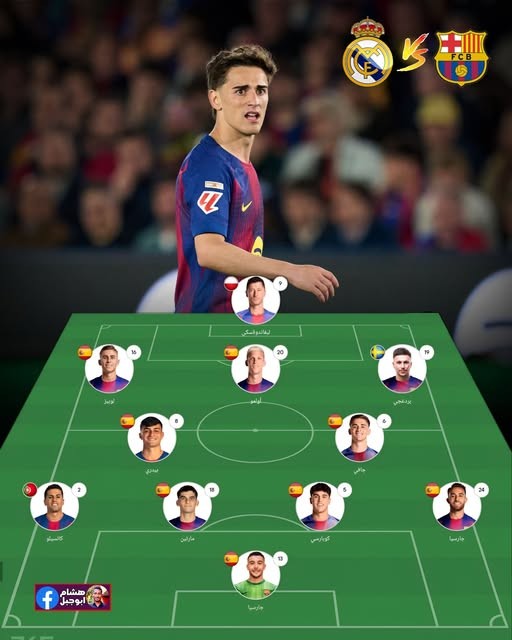 تشكيل برشلونة في كلاسيكو الأرض
