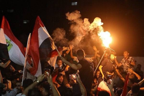 احتفالات بفوز المنتخب المصري