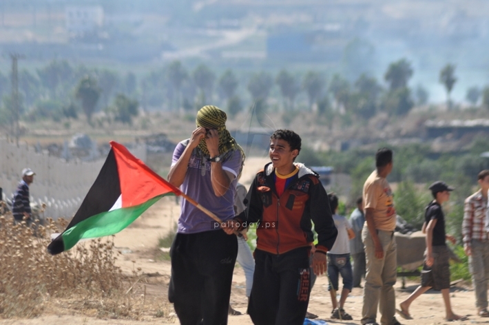مواجهات على حدود غزة